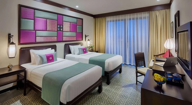 Двухместный номер Deluxe с балконом и с видом на город Wyndham Garden Hoi An Cua Dai Beach
