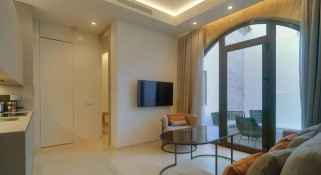 Апартаменты с видом на бассейн Apartamentos Los Patios del Pañuelo