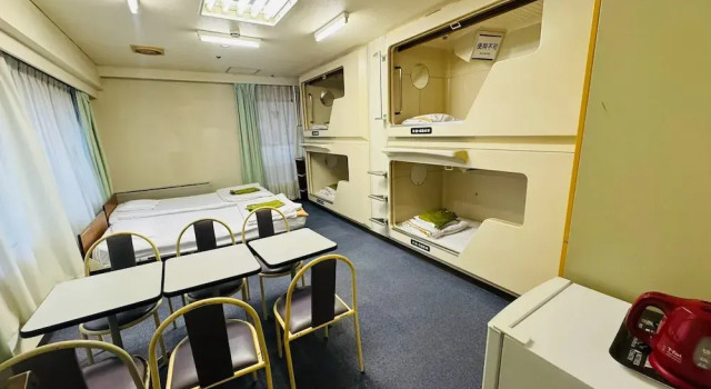 Номер Standard Capsule Hotel Asahi Plaza Shinsaibashi
