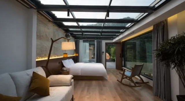 Люкс Qingcheng Mountain Shiguang·Xingsu Private Tang Homestay