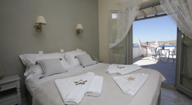Двухместная студия с видом на море Alexandras Rooms