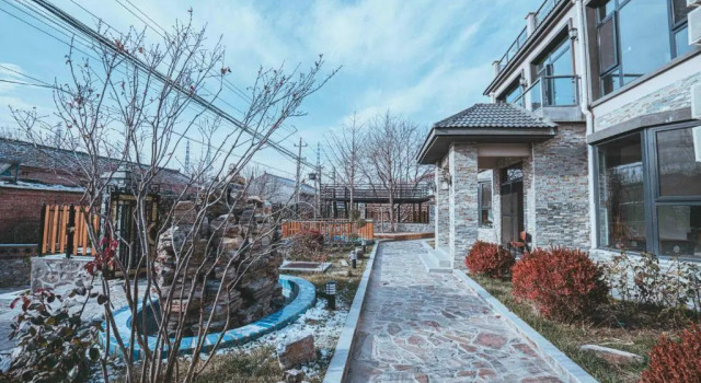 Hidden in the World (Winter Olympic Town) - Crabapple 3 Courtyard, Reservar Hotel Hotéis em Yanqing com estacionamento, Estacionamento