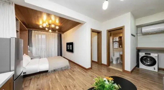 Двухместный люкс c 1 комнатой YAMU Yanmu Homestay (Jilin Vanke Songhua Lake Ski Resort)