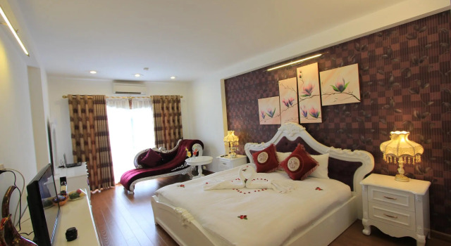 Кровать в общем номере Отель Hanoi Inner