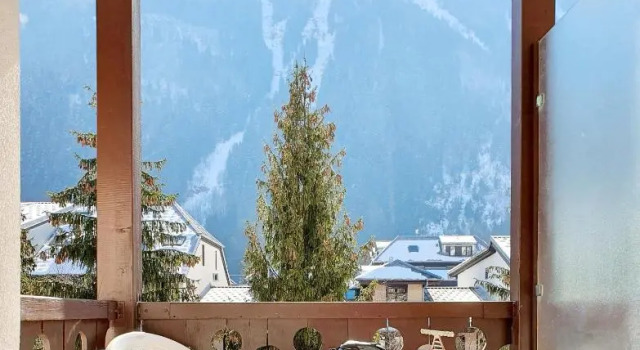 La Rivière Vue Mont Blanc