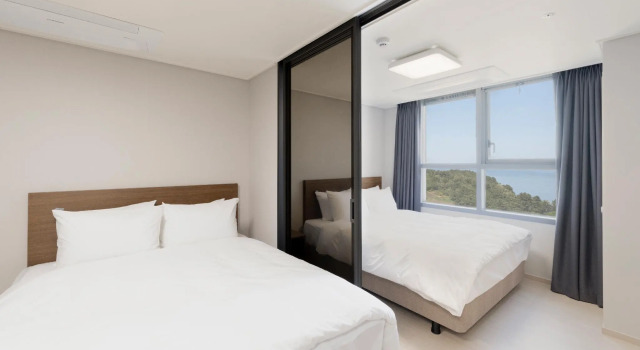 Двухместный номер Deluxe с видом на океан Donghae Oceancity Residence Hotel