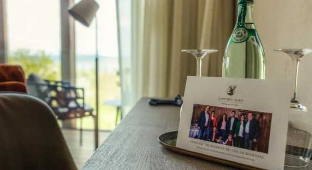 Двухместный номер Deluxe с видом на озеро Hotel Hirschen Horn
