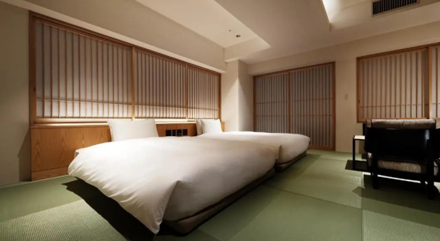 Двухместный люкс Japanese-Style Corner Sky Tree View PROSTYLE RYOKAN TOKYO ASAKUSA