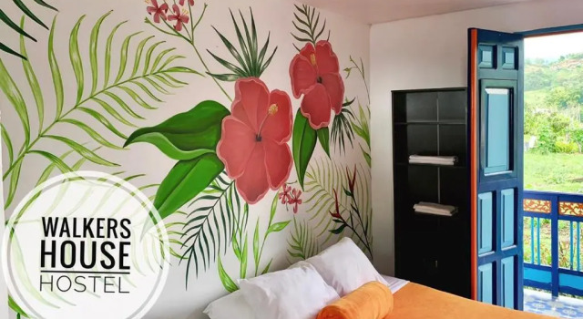 Кровать в общем номере Walker's House Hostel