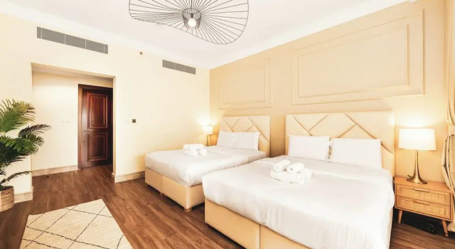 Апартаменты Premium New Fairmont Residence Private Beach club access Palm Jumeirah