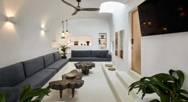 Arithera Villa in Santorini, Забронировать Вилла Мегалохори Санторини, рядом с Винодельня Гавала