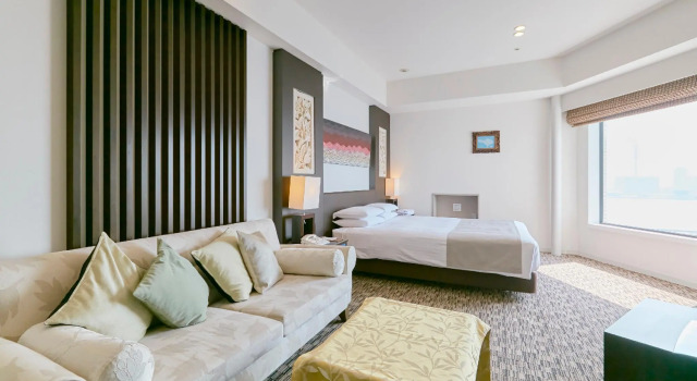 Двухместный номер Deluxe Hotel Seagull Tenpozan Osaka