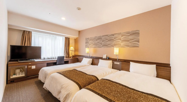 Трёхместный номер Standard Vessel Inn Sapporo Nakajima Park
