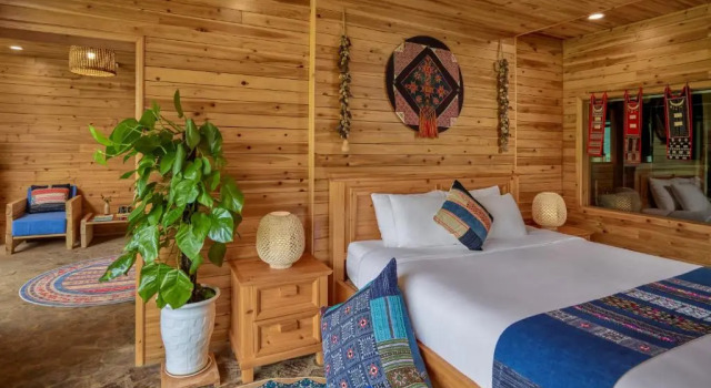 Двухместный номер Deluxe с балконом Laxsik Ecolodge