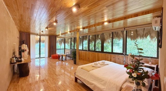 Двухместный номер Deluxe Mai Chau Onsen Retreat