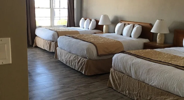 Номер Standard с видом на залив Historic Waterfront Marion Motor Lodge in downtown St Augustine