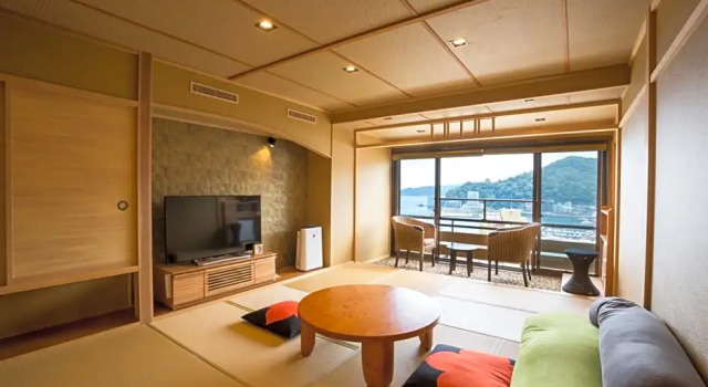 Номер Deluxe с видом на море Atamionsen Yuyado Ichibanchi
