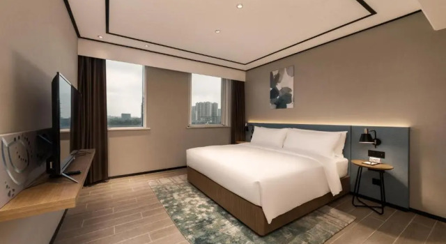 Двухместный люкс c 1 комнатой Hilton Garden Inn Nantong Xinghu