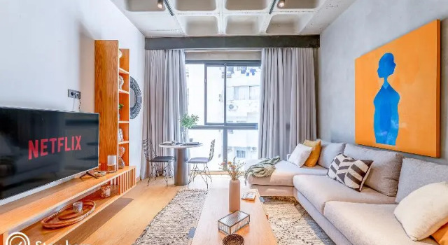 Апартаменты Deluxe с видом на сад StayHere Casablanca - Gauthier Loft living