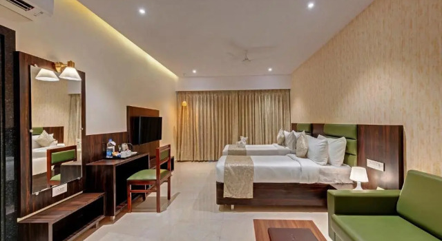 Luksusowy pokój Guruprerna Beacon Resort, Dwarka