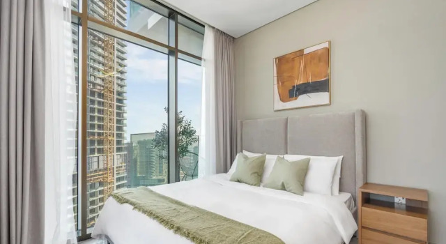 Luxury 2BR in Peninsula One by Bespoke, Забронировать Апартаменты/квартира Дубай Эмират Дубай, рядом с Marasi Promenade