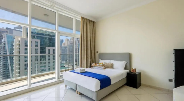 Dubai Marina 3 Bedroom Suite with Full Marina View, Забронировать Апартаменты/квартира Апартаменты Эмирата Дубая, рядом с Dubai Marina Yacht Club, Апартаменты/квартира