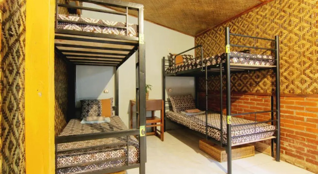 (camerata femminile) letto in camerata BILIK BAMBOO HOMESTAY