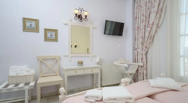 Двухместный номер Standard с балконом и с частичным видом на море Kymata Hotel