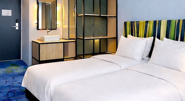 Четырёхместный семейный номер Standard ibis Styles Munich Airport