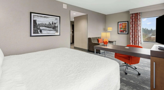 Двухместный люкс Hampton Inn & Suites Spokane Downtown-South