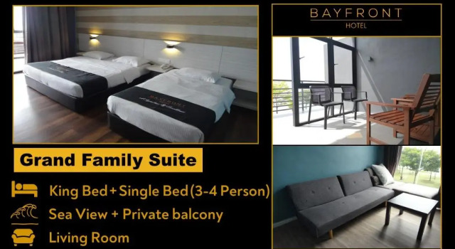 Deniz manzaralı Büyük aile süit Bayfront Hotel