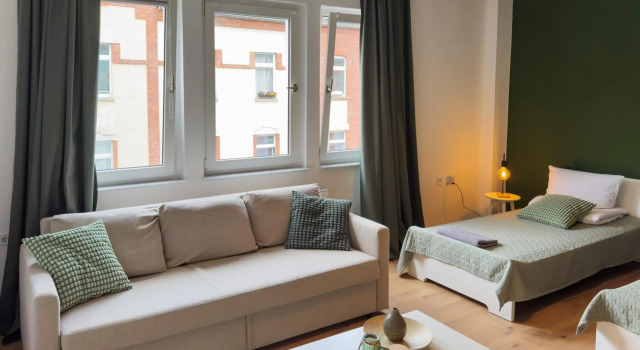 Charmante Ferienwohnung mit Hirschen & Parkplatz & Netflix, Забронировать Отель Дуйсбург Ruhr area, рядом с Галерея "Куштрассе"