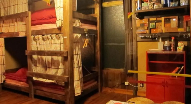 Кровать в общем номере (женский номер) Hostel Omori Souko