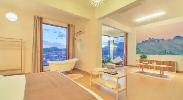 Danxia Mountain Lingfeng Mountain Residence Inn, Rezervasyon Otel Guangdong otoparklı oteller, Otopark