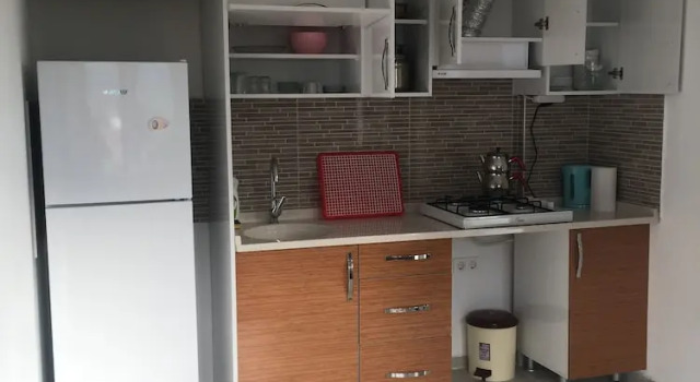 Апартаменты c 1 комнатой с балконом Burcum Apart
