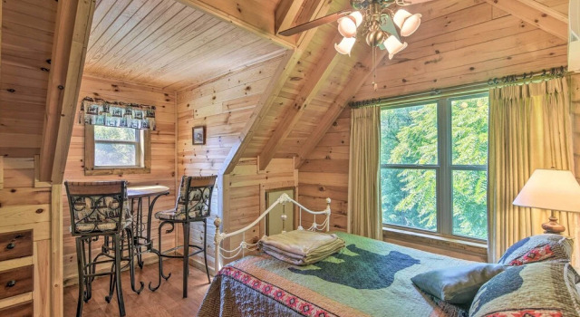 Коттедж с 2 комнатами Maggie Valley Family Cabin w/ Porch & Fire Pit!