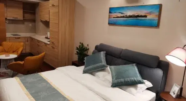 Люкс Zhitu Elegant Restaurant Apartment (Beijing International Trade Jinmaofu Shop)