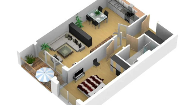 Апартаменты Strandglück Haus A Strandglück Appartement 8A StrandGutFinder de