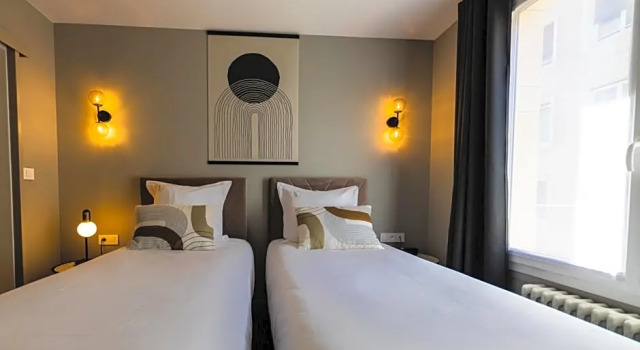 Номер Standard Hôtel Paulette Rouen Centre Cathédrale