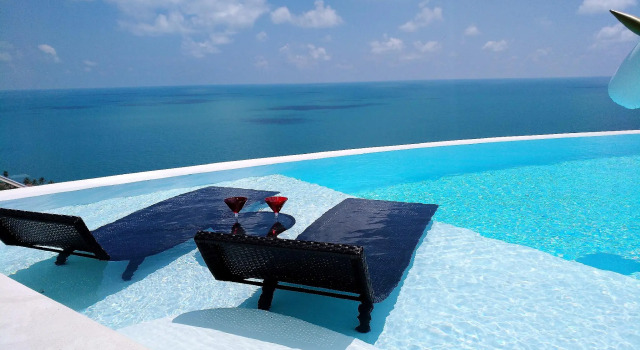 Люкс Deluxe Villa Seawadee - luxurious, award-winning design Villa with amazing panoramic seaview