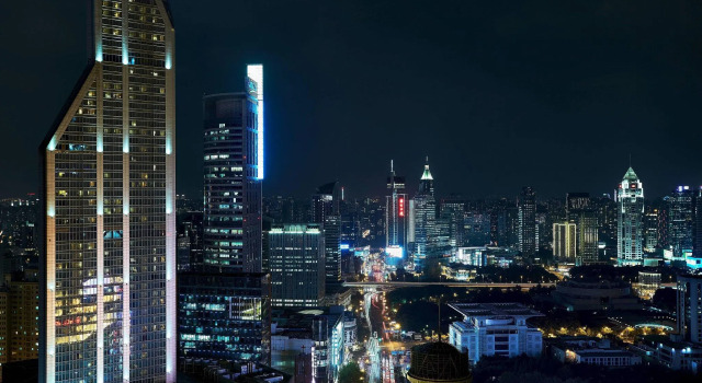 Двухместный номер с красивым видом из окна Shanghai Marriott Marquis City Centre
