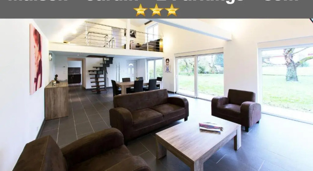 Коттедж SFK - Maison 80m2-Jardin-Parking-10mn Strasbourg