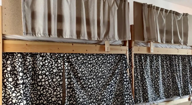 Кровать в общем номере Aguere Nest Hostel