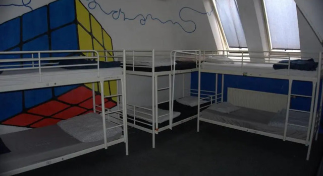 Bett im Wohnheim Vitae Hostel