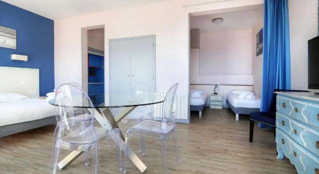 Семейный номер Standard с видом на море Hôtel La Petite Sirène Quiberon