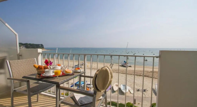 Двухместный номер Standard с видом на море Hotel De la Plage