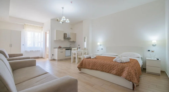 Четырёхместный номер Superior Residence OSole Mio Pompei