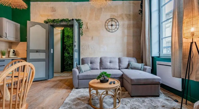 Appartement Jungle - Libourne Centre - 4 pers - Sauna - Netflix, Rezerwuj Apartament Libourne Gironde