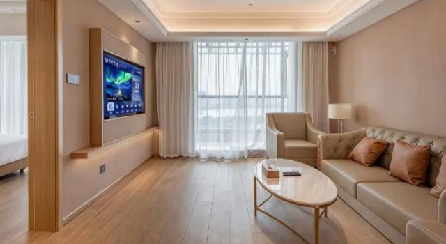 Люкс Deluxe с видом на озеро Vienna Hotel Jiangsu Nanjing Liuhe District Longchi Metro Station