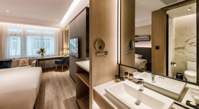 Номер Deluxe Zhangjiagang Suning Auraya Hotel